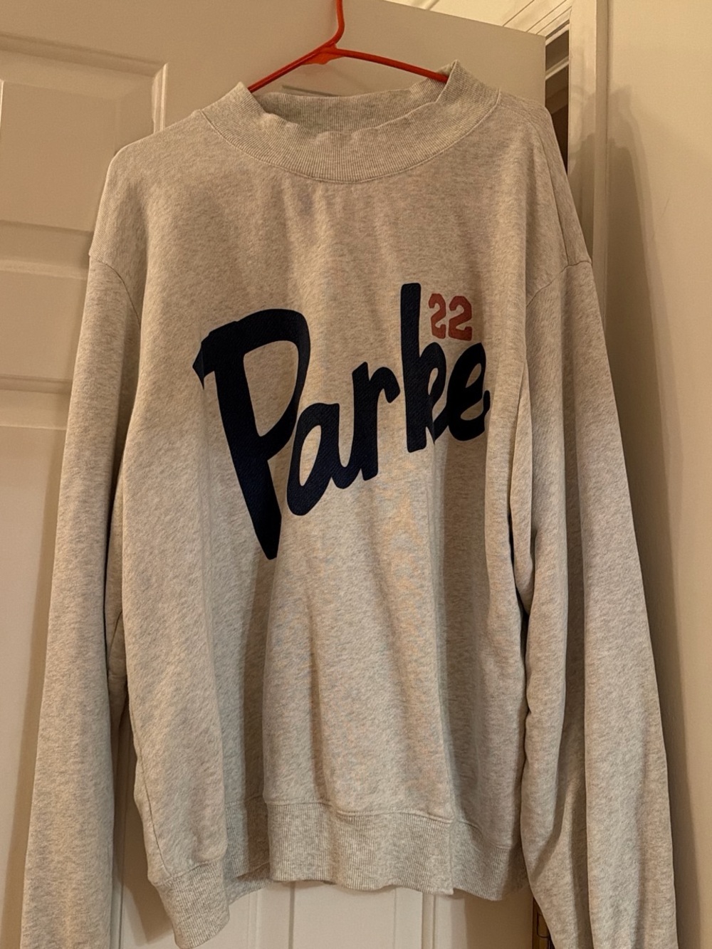 NEW💗PARKE Light Heather Grey Legacy Mockneck!! - Picture 4 of 4